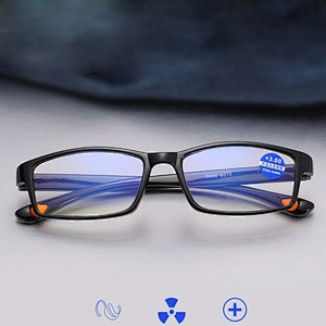 Anti blue light TR90 thin trendy retro designer optics reading glasses men women wholesale reader glasses frame
