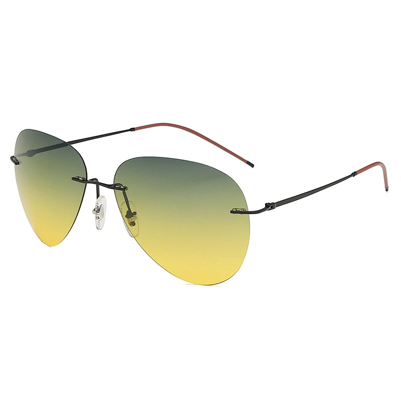 2021 newest fashion titanium photochromic sunglasses polarized women men eyewear shade sun glasses wholesale custom goggles