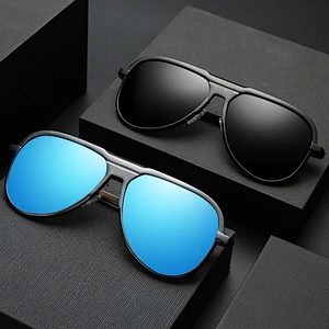 2021 newest aluminum magnesium sport oval sunglasses polarized women men eyewear shade sun glasses wholesale custom goggles