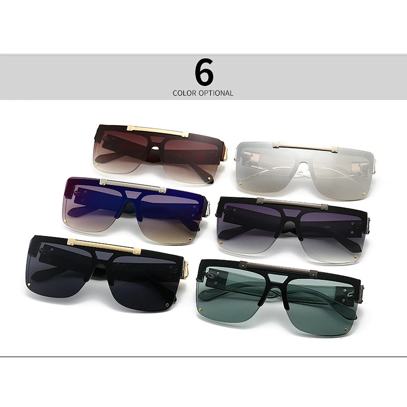 Foreign trade new style modern retro sunglasses flip sunglasses INS wind big branded sunglasses