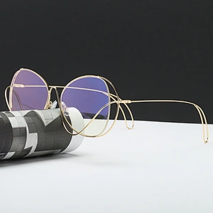 Blue light blocking metal vintage optical big frames river wholesale women eyewear men eyeglasses frame design eye glasses