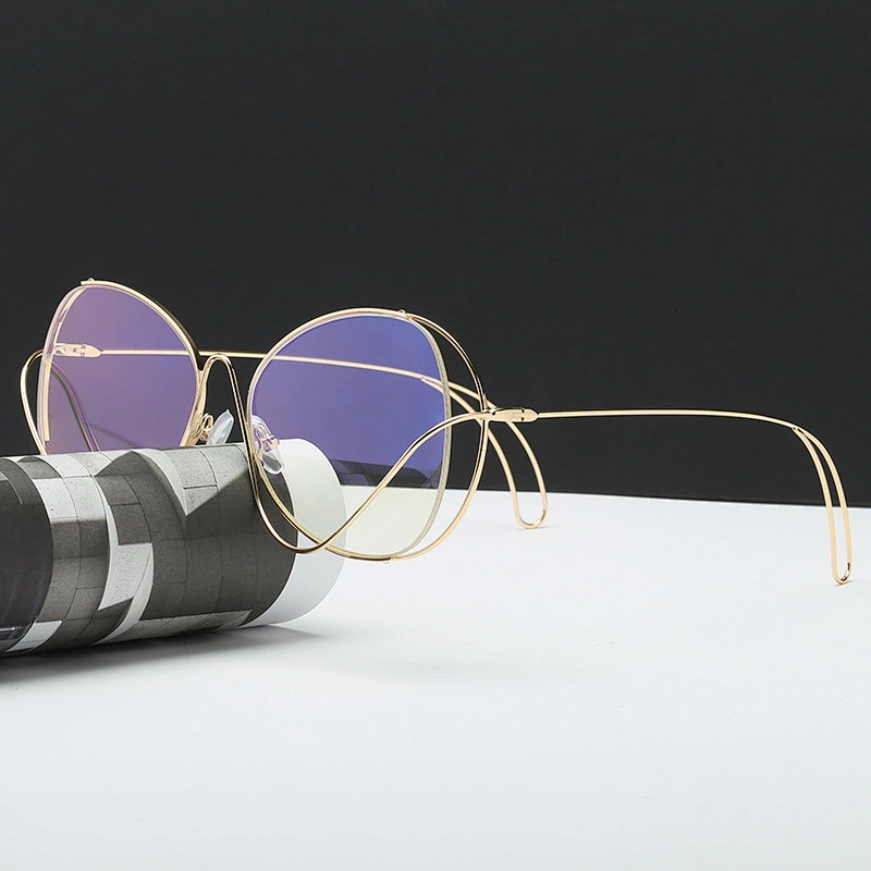 Blue light blocking metal vintage optical big frames river wholesale women eyewear men eyeglasses frame design eye glasses