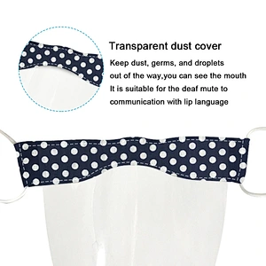 Transparent Visualization double-sided dust-proof, anti-radiation, anti-oil splash face protection protective face shield visor