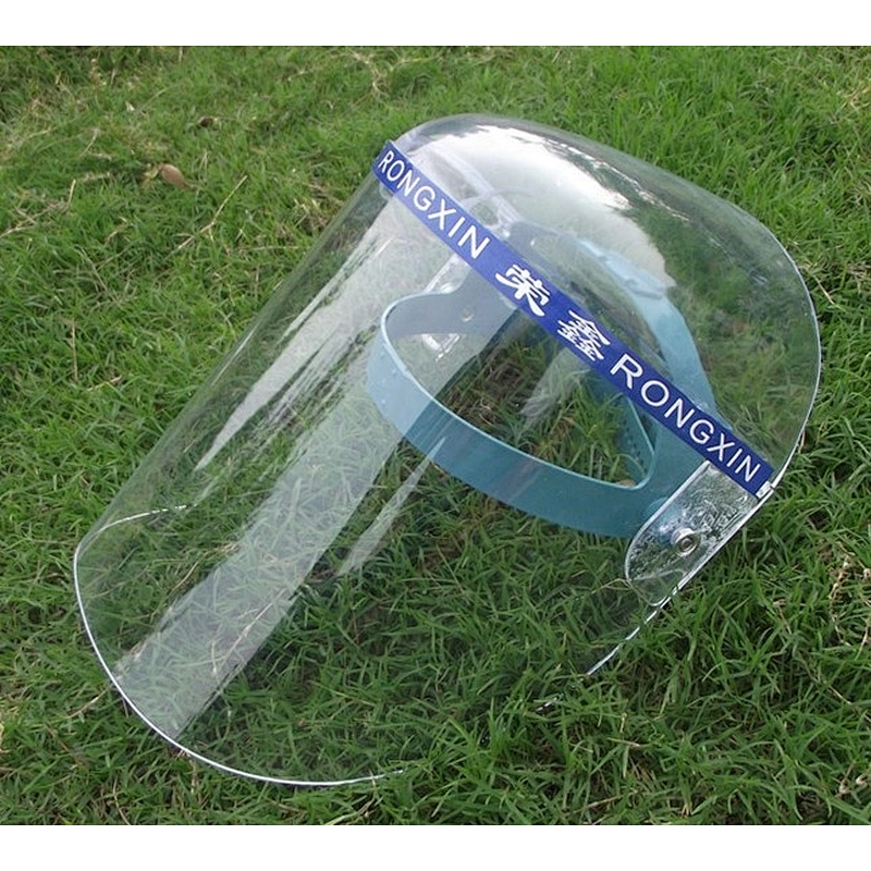 Plexiglass Face Shield Mask With Safety Helmet Global Mantra Eye Face Shield Heat Protection Plexiglass Mask Fit Safety Helmet