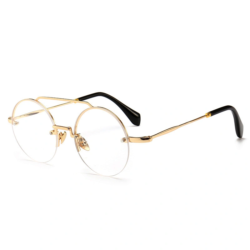 Explosive narrow frame modern retro sunglasses round sunglasses trend street model catwalk sunglasses