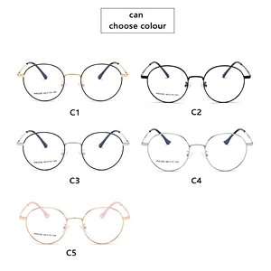 Newest metal round frame simple optical frame river wholesale myopia women computer eyewear men eyeglasses design eye glasses