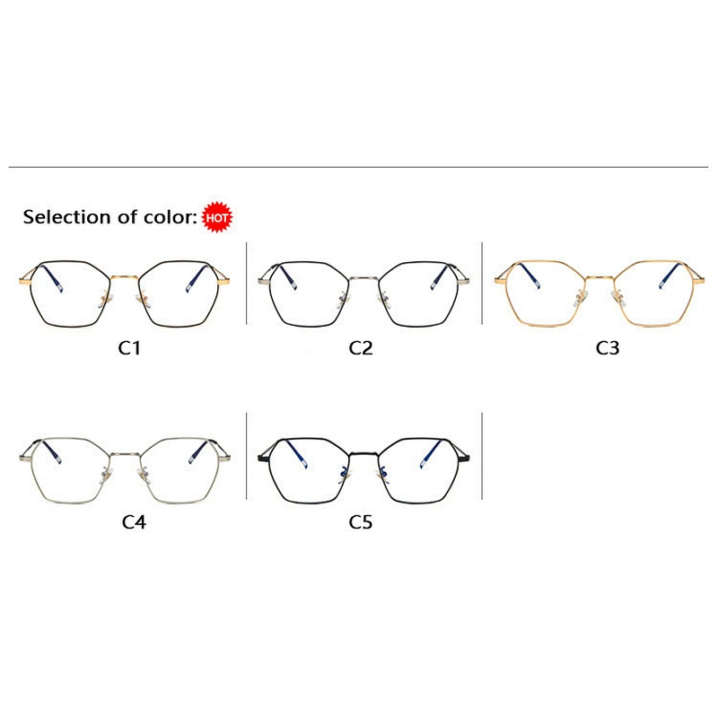 Metal polygon myopia retro celebrity glasses optical frame river wholesale women eyewear men eyeglasses design eye glasses