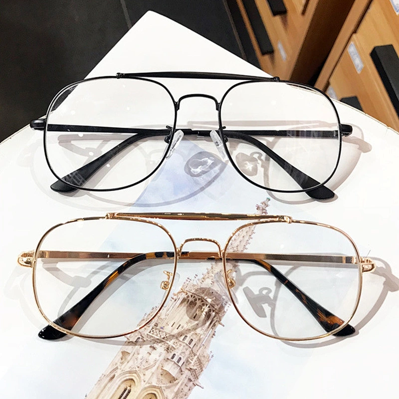 Retro metal square frame trendy optical frame river wholesale myopia women eyewear men eyeglasses design eye glasses