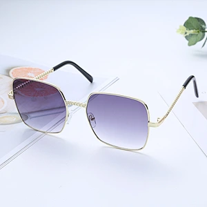 Anti-UV 2021 newest trendy blue light block metal square sunglasses women men eyewear shade sun glasses wholesale custom goggles