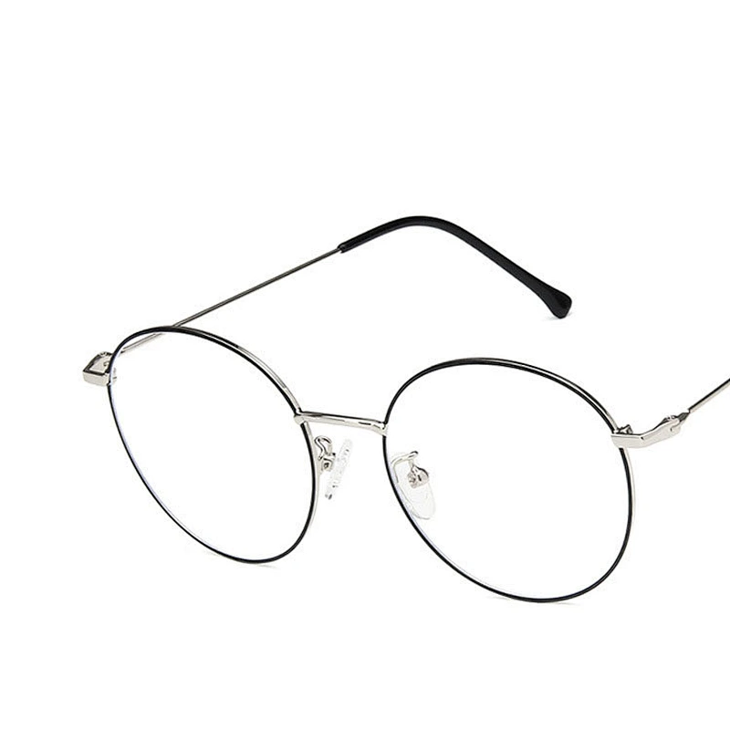 Metal round myopia retro anti blue light glasses optical frame river wholesale women eyewear men eyeglasses design eye glasses