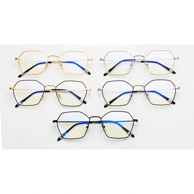Metal polygon myopia retro celebrity glasses optical frame river wholesale women eyewear men eyeglasses design eye glasses