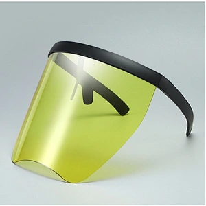Anti-fog Face Shield mask and transparent Safety face sheild Glasses Frame visor faceshield on glasses frame