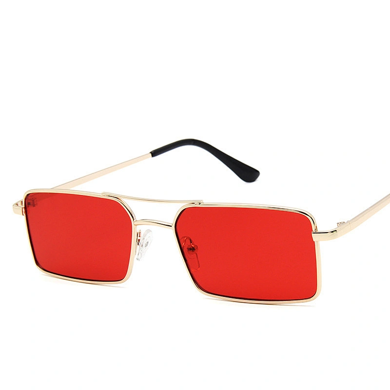 2021 newest trendy double beam fashion square metal sunglasses women men eyewear shade sun glasses wholesale custom goggles