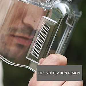 Anti-fog Face Shield mask Combination Face Shield Transparent Exquisite Design Separable Splash Proof FaceShield For Men