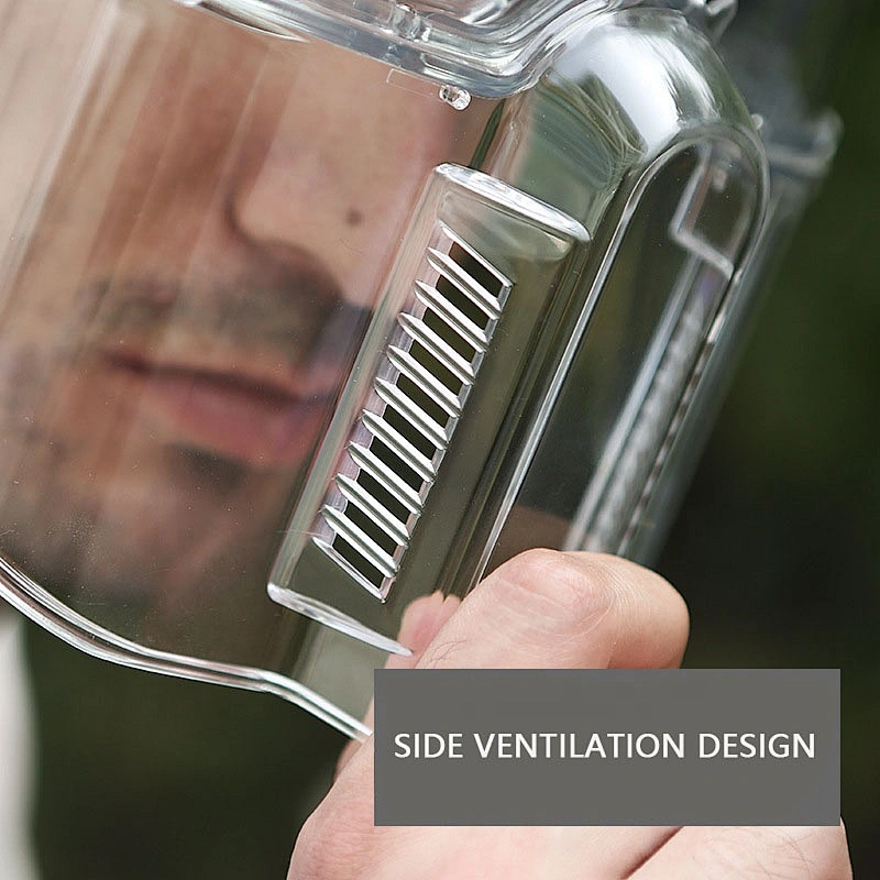 Anti-fog Face Shield mask Combination Face Shield Transparent Exquisite Design Separable Splash Proof FaceShield For Men