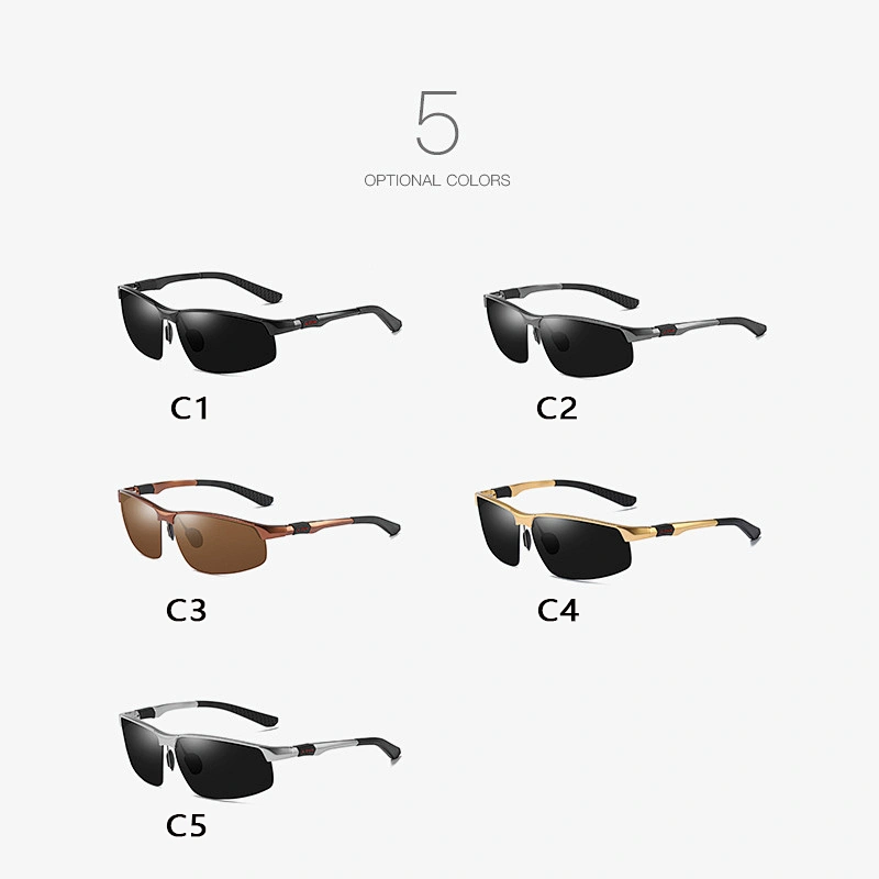 2021 newest fashion aluminum magnesium driving sunglasses polarized women men eyewear shade sun glasses wholesale custom goggles