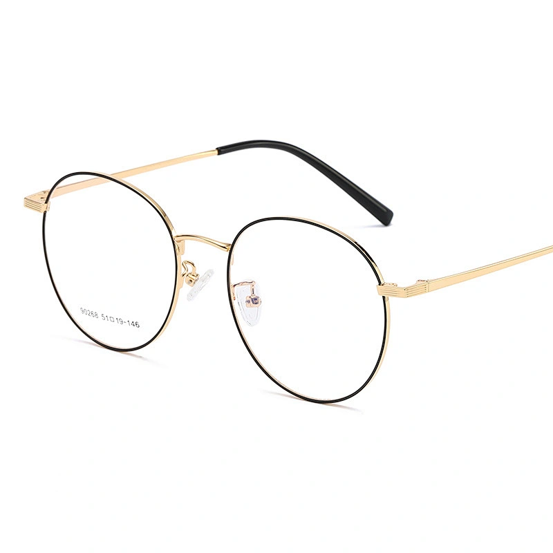 Newest trendy round light metal fashion optical frame river wholesale myopia women eyewear men eyeglasses design eye glasses