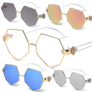 Polygon metal pearl nose pad optical frames river wholesale women eyewear men eyeglasses black frame design eye glasses