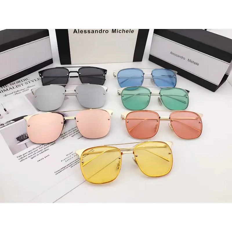2021 newest fashion square big frame jelly color sunglasses women men eyewear shade vintage sun glasses wholesale custom goggles