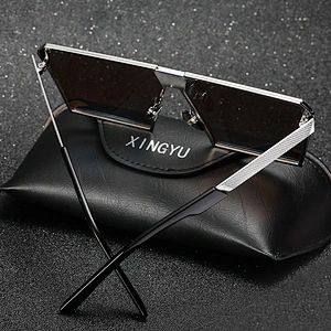 2021 newest fashion square big frame colorful sunglasses polarized women men eyewear shade sun glasses wholesale custom goggles