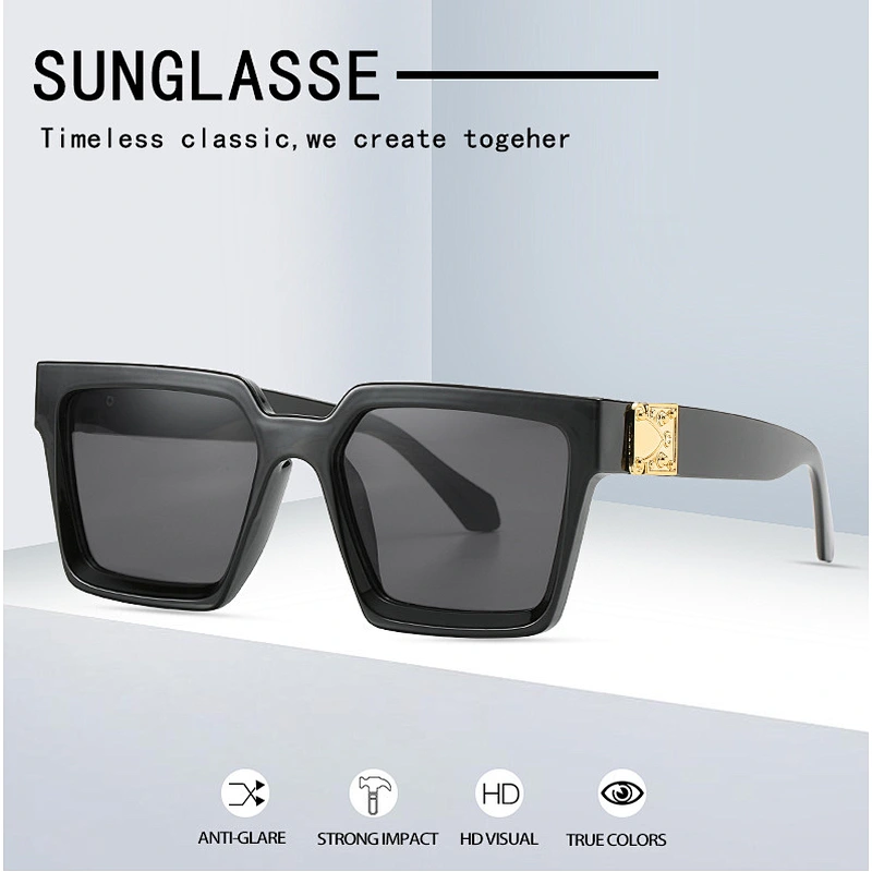 2021 newest fashion square frame celebrity sunglasses women men eyewear shade vintage sun glasses wholesale custom goggles