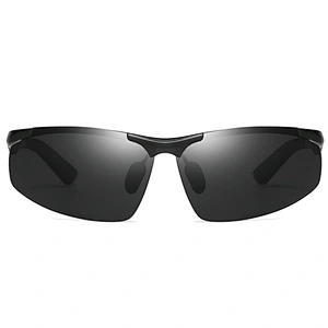 2021 newest aluminum magnesium half-rim sport sunglasses polarized women men eyewear shade sun glasses wholesale custom goggles