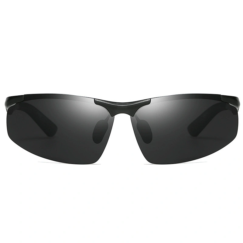 2021 newest aluminum magnesium half-rim sport sunglasses polarized women men eyewear shade sun glasses wholesale custom goggles