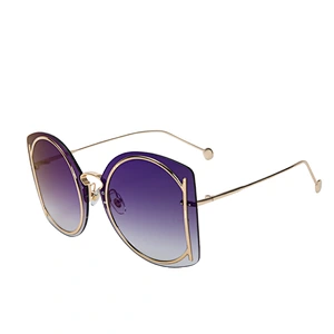 2021 newest fashion metal Irregular geometry sunglasses women men eyewear shade vintage sun glasses wholesale custom goggles