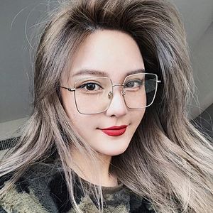 square metal big frame retro polygon glasses river glasses optical frame wholesale women eyewear men eyeglasses design eye glass