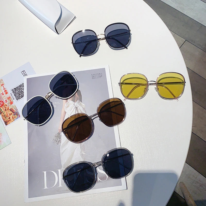 fashionable retro round sunglasses women men newest shades vintage sun glasses  wholesale custom eyewear 2021 trendy goggle