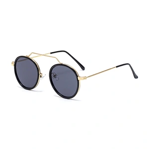 fashionable sunglasses women men newest shades retro round frame mental sun glasses wholesale custom eyewear 2021goggles