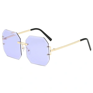 fashion rimless sunglasses women men newest shades retro square sun glasses wholesale custom eyewear 2021 trendy goggle