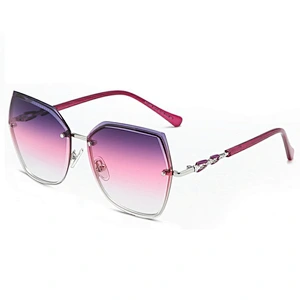 fashion rimless retro irregular sunglasses women men newest shades sun glasses wholesale custom eyewear 2021 trendy goggle