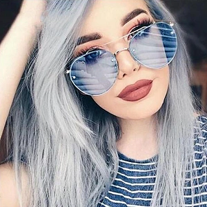 fashionable ocean piece rimless sunglasses women men newest shades retro sun glasses wholesale custom eyewear 2021 trendy goggle