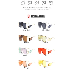 fashion sunglasses women men newest shades retro vintage riveted sun glasses oversized wholesale custom eyewear 2021 goggles