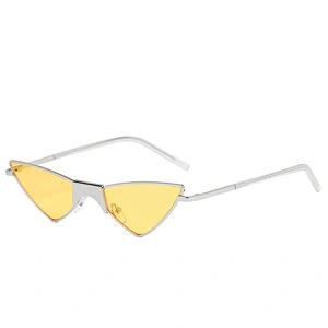 Luxury cat eye sunglasses women men newest shades fashion retro triangle sun glasses  wholesale custom eyewear 2021 trendy glass