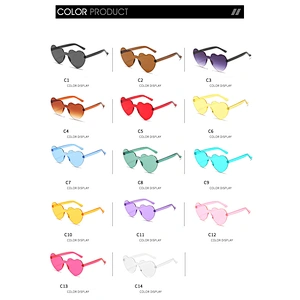 fashion love frame sunglasses women men newest shades color polarized sun glasses wholesale custom eyewear 2021 trendy goggles