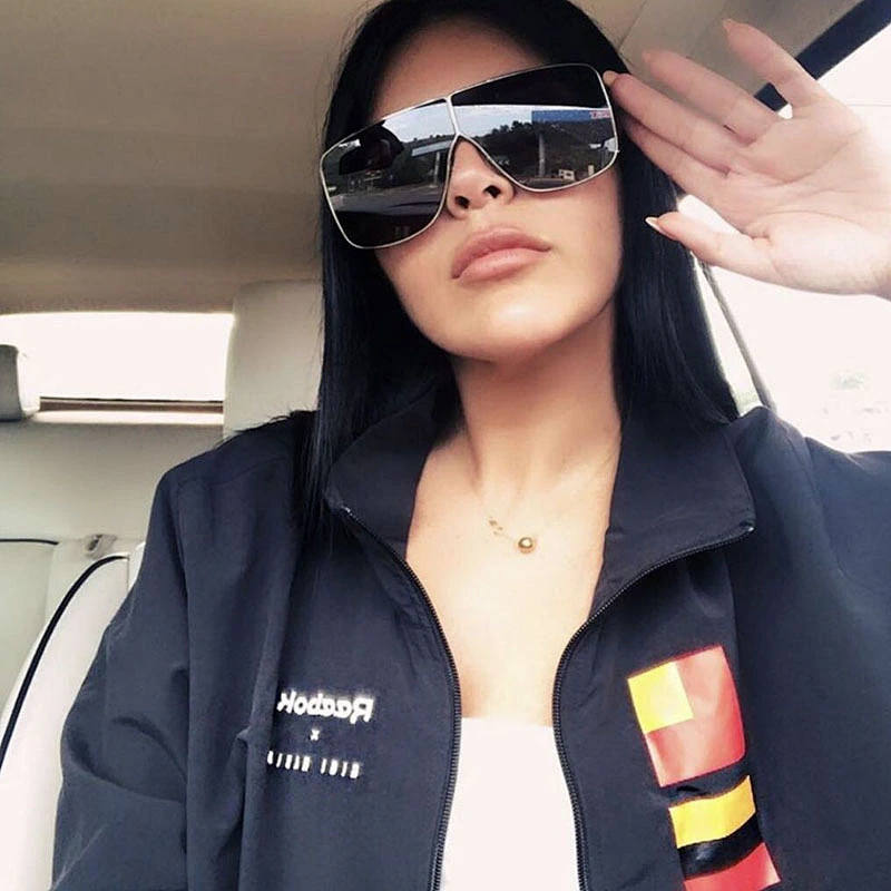 fashion big frame with four lenes sunglasses women men newest shades sun glasses oversized wholesale custom eyewear 2021 goggles