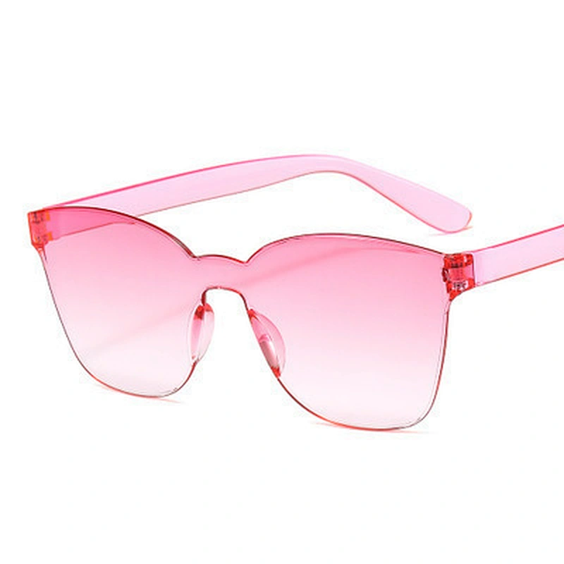 fashion rimless sunglasses women men newest shades retro sun glasses oversized wholesale custom eyewear 2021 trendy goggle
