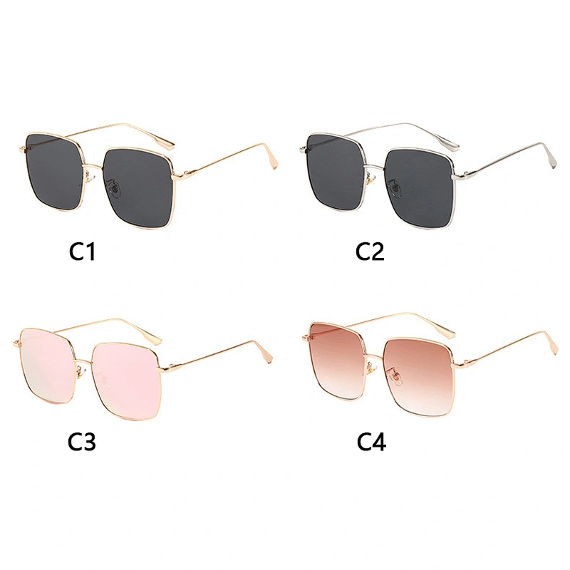 fashion sunglasses women men newest shades metallic polygon  sun glasses wholesale custom eyewear 2021 goggles