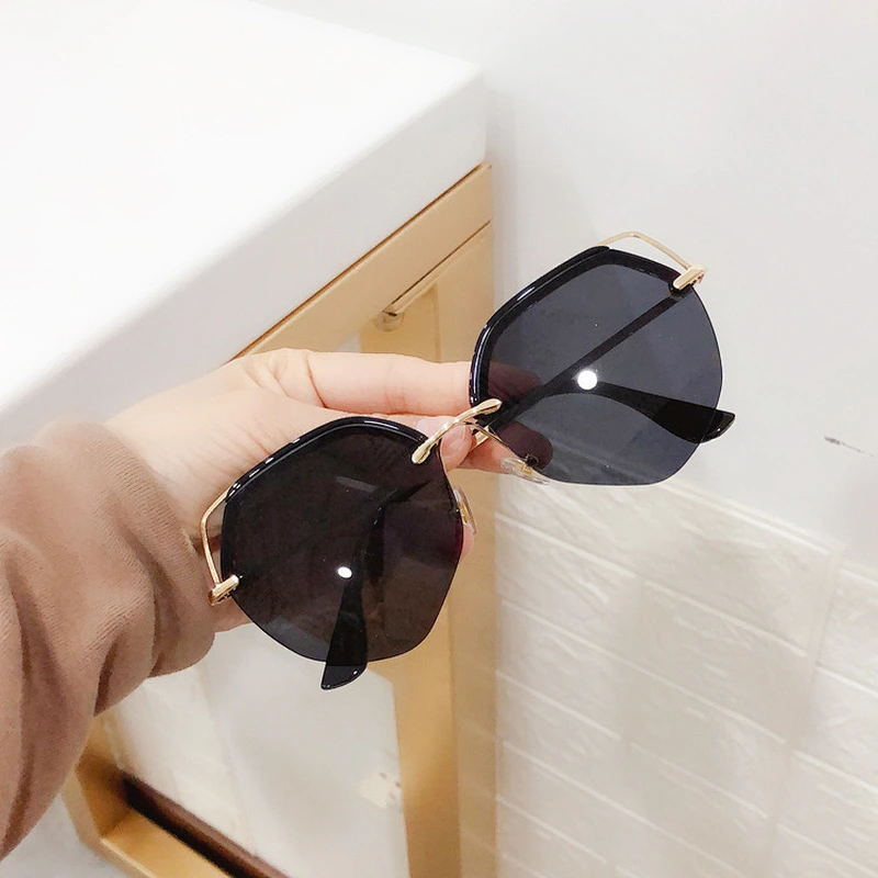 cat eye sunglasses women men newest shades irregular half frame sun glasses  wholesale custom eyewear 2021 trendy goggle