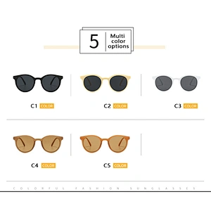 fashion  jelly round sunglasses women men newest shades retro vintage sun glasses wholesale custom eyewear 2021 trendy goggle