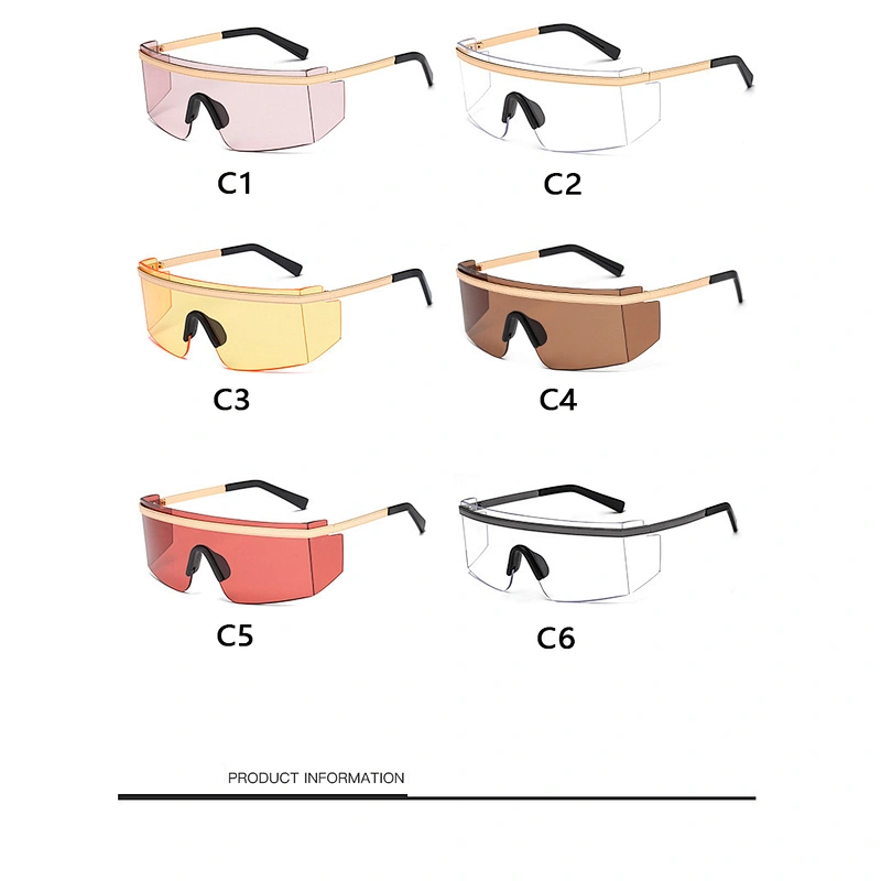 fashionable metal sunglasses women men newest shades square sun glasses oversized wholesale custom eyewear 2021 trendy goggles
