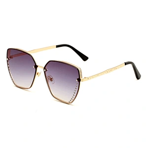 fashionable metal ocean piece 2021 sunglasses newest women men shades diamond sun glasses wholesale custom eyewear trendy goggle