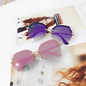 cat eye sunglasses women men newest shades irregular half frame sun glasses  wholesale custom eyewear 2021 trendy goggle
