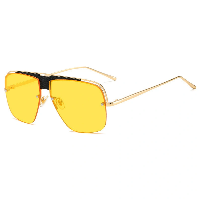 2021 Newest fashion metal trendy retro sunglasses wholesale women men eyewear shade sun vintage glasses custom goggles