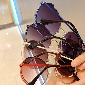 fashionable round frame sunglasses women men newest shades retro vintage sun glasses wholesale custom eyewear 2021 trendy goggle