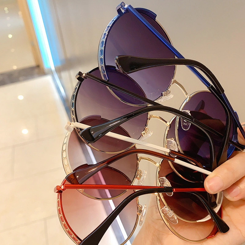fashionable round frame sunglasses women men newest shades retro vintage sun glasses wholesale custom eyewear 2021 trendy goggle
