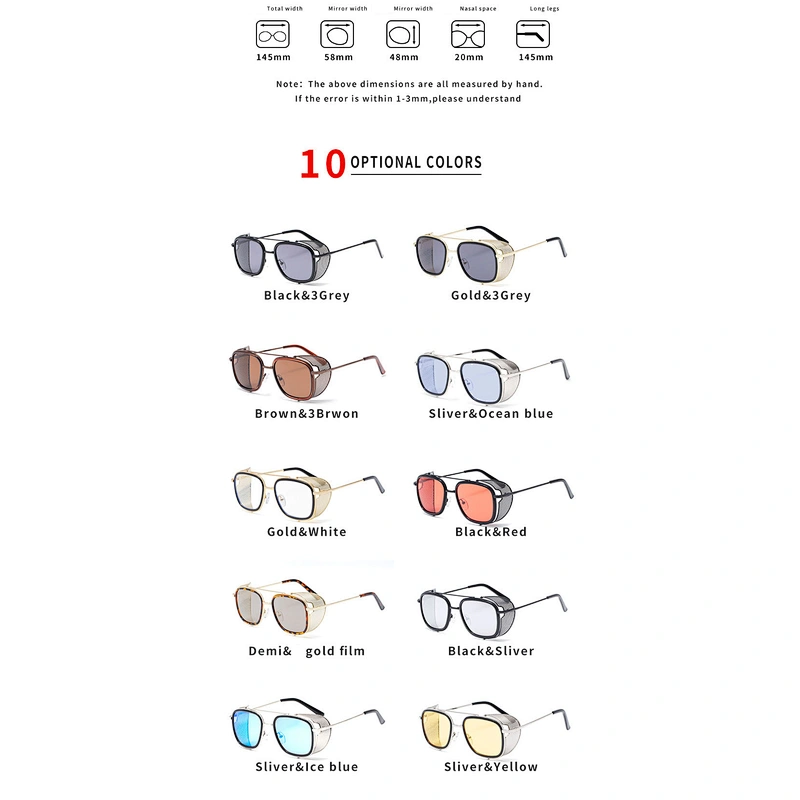 fashionable sunglasses women men newest shades punk style sun glasses wholesale custom eyewear 2021 trendy goggles