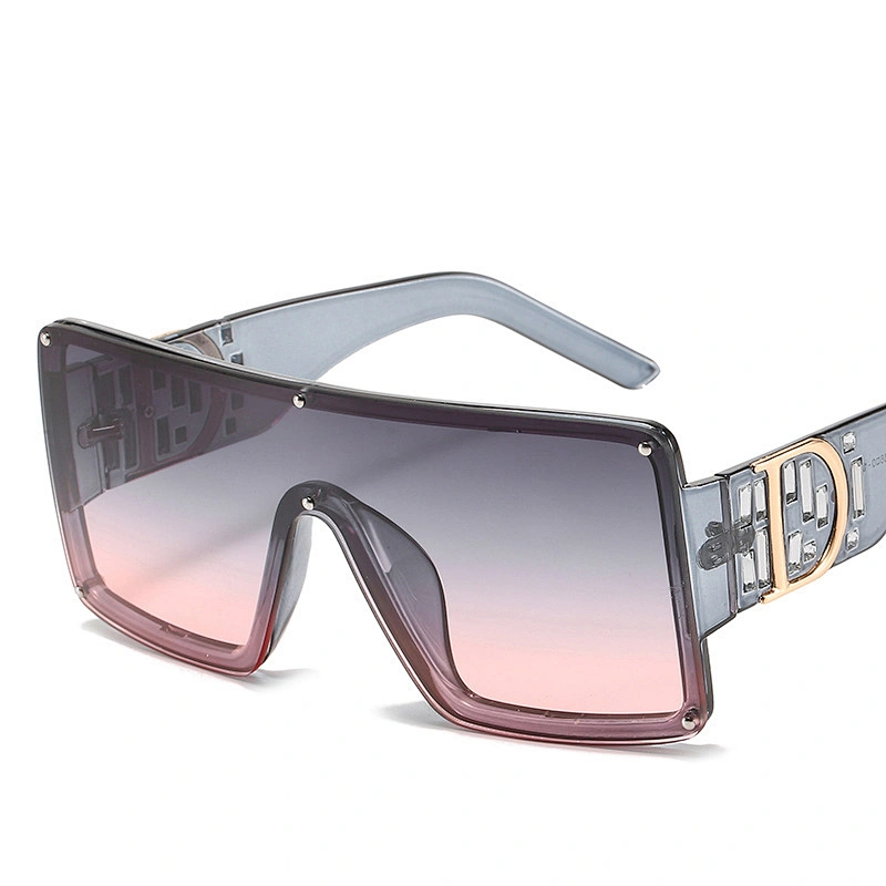 fashion sunglasses women men newest D words dimond square shadess  sun glasses oversized wholesale custom eyewear 2021 goggles